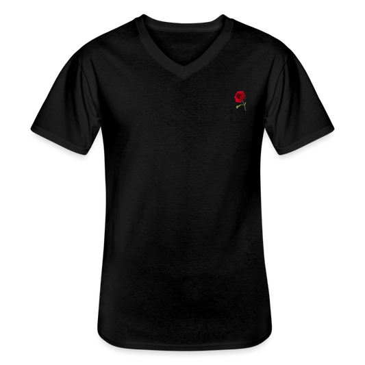 Men's V-Neck T-Shirt - black