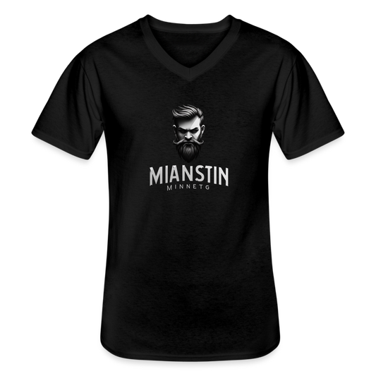 Men's V-Neck T-Shirt - black