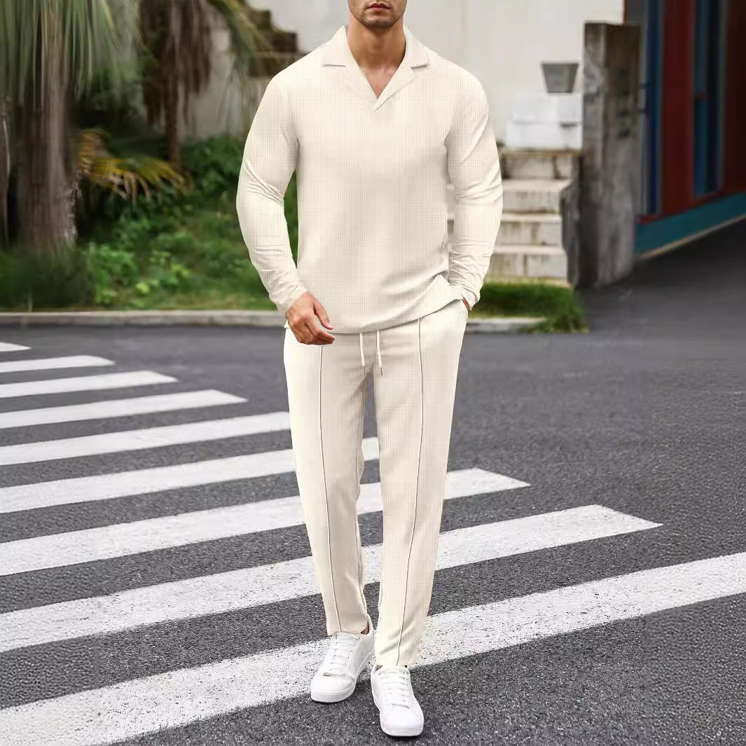 Autumn And Winter New Men's Solid Color Suit NB ROYAL